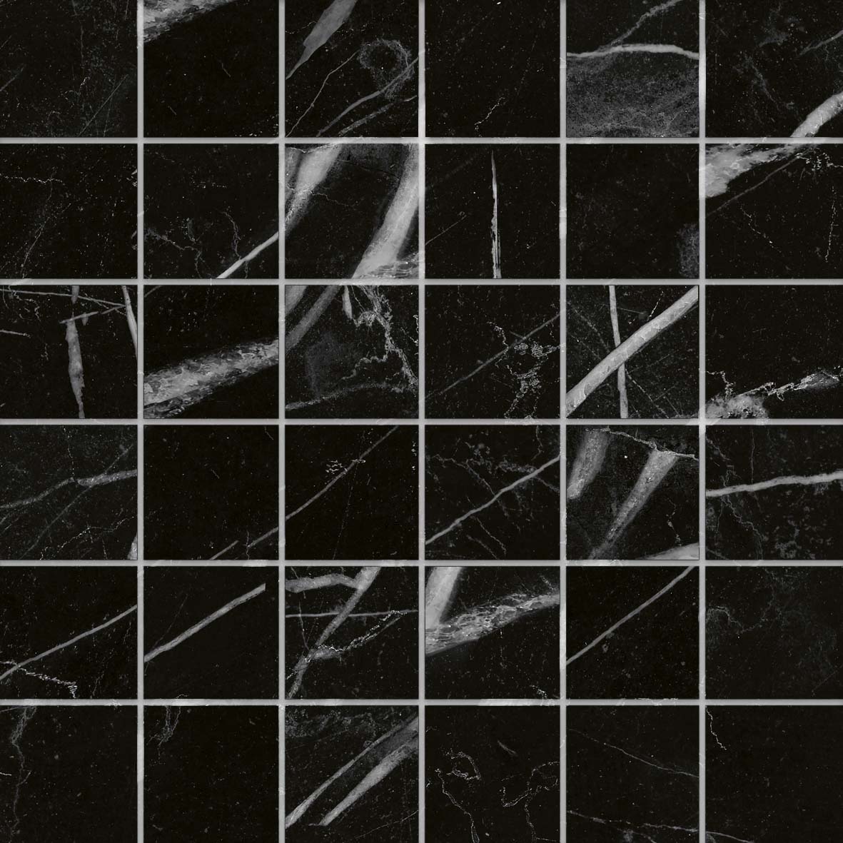 MARQUINA BLACK Mosaico 36 pz