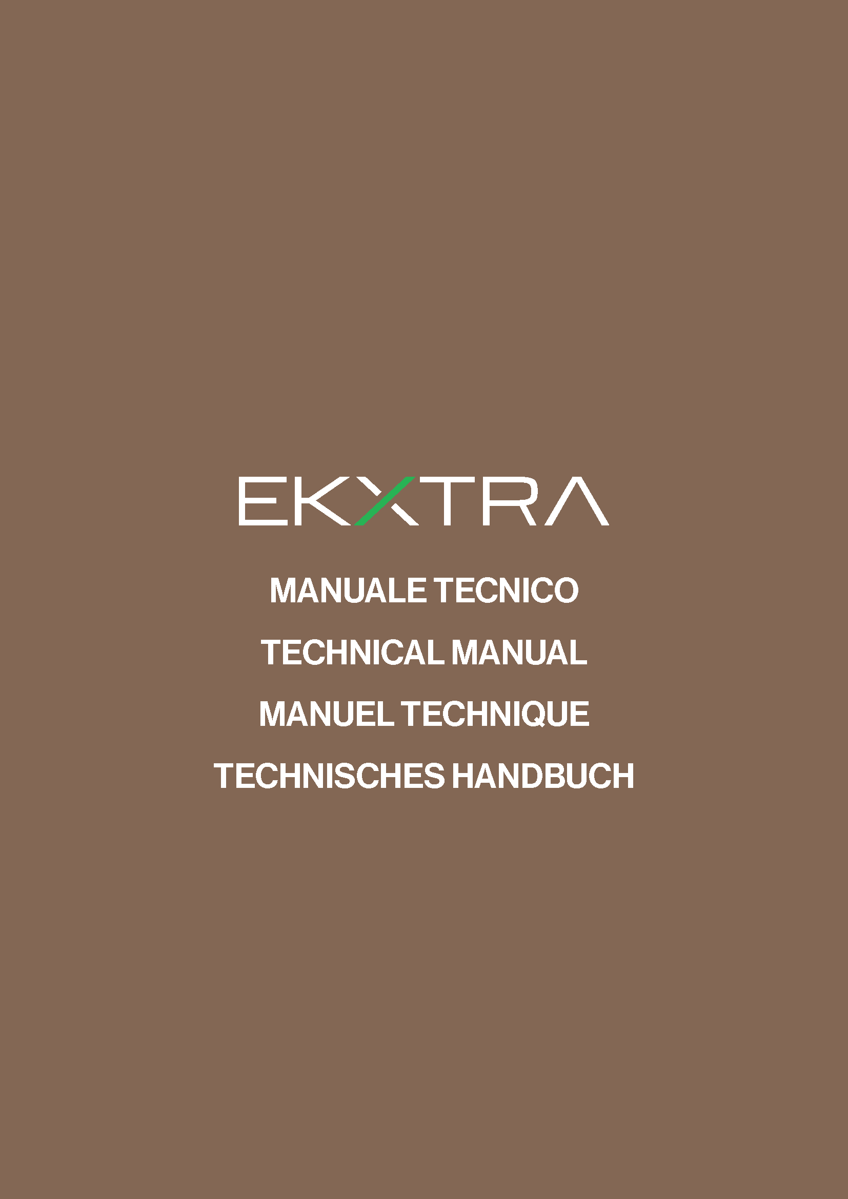 Manuale tecnico EKXTRA